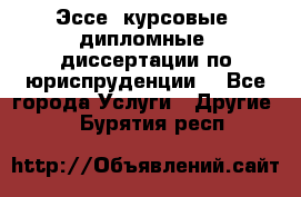 Эссе, курсовые, дипломные, диссертации по юриспруденции! - Все города Услуги » Другие   . Бурятия респ.